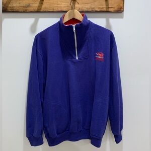 VTG Northern Reflections quarter zip sweatshirt with pockets